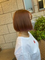 ライズ バイ レボ 柏店(RISE by REVO)&nbsp;ボブ/カーキグレージュ/大人かわいい/フェザーバング