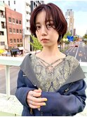 【心斎橋/あきら】前髪なしショート×ニュアンスパーマ