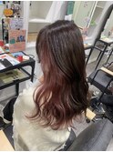 インナーカラーピンク