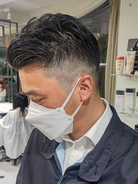 パール(PEAR+L) メンズ×メンズカット×ビジネスマン×ハードパート