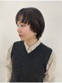 マッシュボブ×顔まわりハイライト