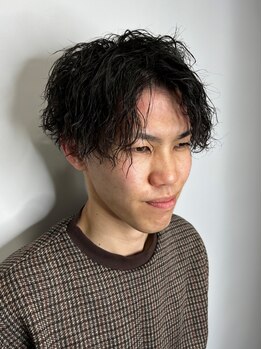 ベルヘアーデザイン 堺東(Belle hair Design)の写真/男性顧客多数来店♪スタイリングの時短やデザイン性に特化したカット＆パーマはクセになること間違いなし！