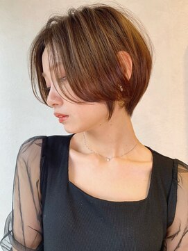 ロンドブルーム 天神大名店(Lond Bloom) 大人ショートボブショートカットショコラアッシュくびれミディ