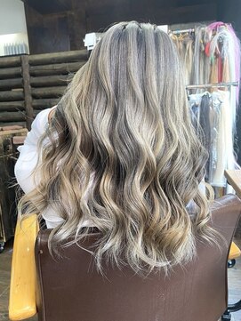 ユートピア(U topia) 秋バレイヤージュ/シルバーカラー/ホワイトアッシュ