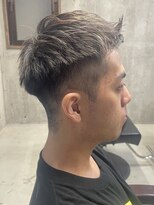 フイ 自由が丘(men's salon Hui)&nbsp;メンズ/アップバング/ツーブロックマッシュ/束感ショート波巻き