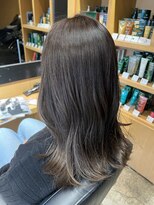 オーガニック ライフ 若葉 鶴ヶ島(organic+life) 20代30代40代ブリーチなしオリーブグレージュくびれヘア