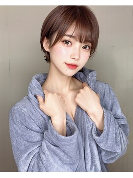 オリジンズヘアーセカンド 守谷店(Origins hair 2nd) ショートボブ×ベージュ系カラー×BYKARTE TR