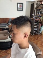 バーバーパパハウス(BarBer PaPa) スキンフェードドライブロー