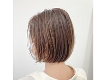 ティムヘア(tim hair)の雰囲気(重軽ボブ。首の元スッキリ。オイルつけてドライのみ)