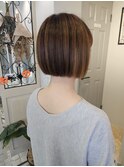 切りっぱなしミニボブ