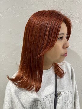 サル(saru) #オレンジカラー × #アプリコット