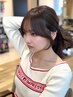【しゅーや限定】顔周りカット+カラー+Aujuaトリートメント￥11550→￥9000