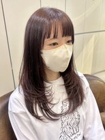 ネオリーブアイム 横浜西口店(Neolive aim)&nbsp;レイヤーカット♪ピンクブラウン【横浜】nana