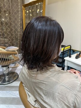 ロンドアベニール 北千住(Lond avenir) イメチェン外ハネボブ美髪ワイドバング顔周りレイヤーカット