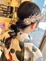 ヘア メイク ココ(hair make coco)&nbsp;ポコポコポニーで可憐にアレンジ♪