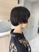 クス(KUsU)&nbsp;丸みボブ/暗髪/大人女子