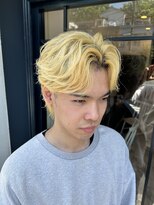 メンズココ 清澄白河店(MENS COCO)&nbsp;フェザーパーマニュアンスパーマメンズ刈り上げ