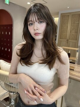 ジーナ 大宮(Zina) 髪質改善＊くびれヘア暗めロング＊美髪【Zina大宮】