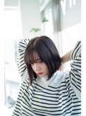 王道フルバング×シンプルボブ