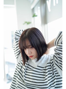 インク(ink”) 王道フルバング×シンプルボブ