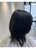 レイヤーカット。高校生