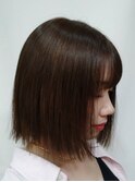 激軽ストレートボブ×オーガニックケア