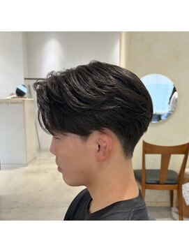 ビューバイネオリーブ 用賀店(Beau'r by neolive) ダークアッシュニュアンスパーマ韓国マッシュ《用賀》