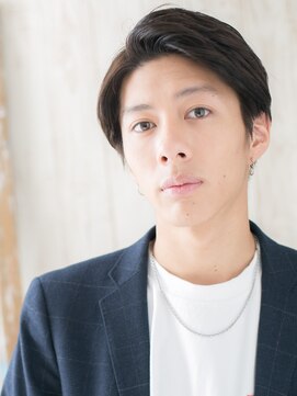 モッズヘア メン 仙台愛子駅前店(mod's hair men) 清潔感アースカラー七三分けメンズショートa仙台愛子