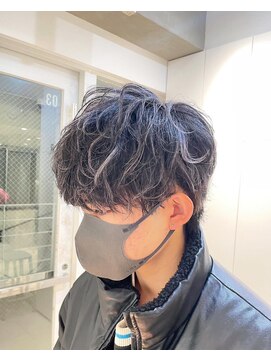ヘアサロン ガリカ 表参道(hair salon Gallica) メンズ短髪束感ソフトツイストパーマ<原宿>