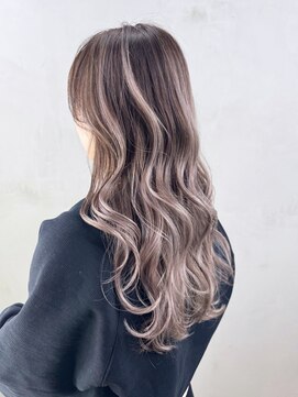 シオン(shion) ロング顔周りレイヤーダブルカラーデザインカラー_ba547712