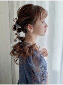 結婚式参列ヘアアレンジ
