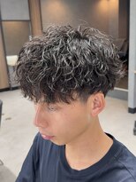 ラボヌールヘアーリアン 川越店(La Bonheur hair Lien)&nbsp;【Lien 風呂田】波巻きパーマ×刈り上げマッシュ☆