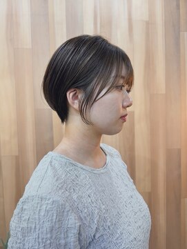 丸みが可愛い◎ショートボブ