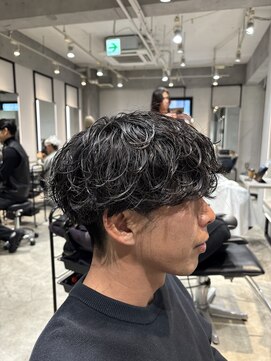 綿貫航太◎波巻きパーマ/波巻きシャドウ/波打ちパーマ