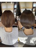 ショートでも決まる！髪質改善縮毛矯正