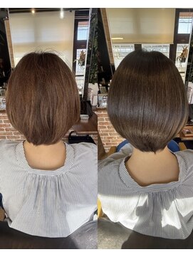 ファン 姪浜(Fan) ショートでも決まる!髪質改善縮毛矯正