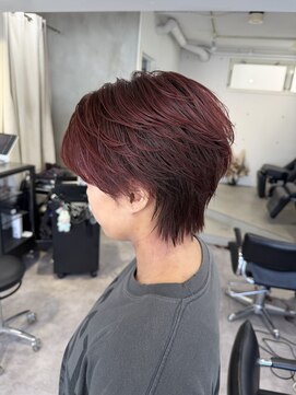 シーン(seen) 中国ウルフメンズウルフ中性ウルフショートウルフ