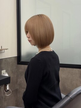 カイノ イオンモール大和郡山店(KAINO) ミニボブ/金髪ボブ/韓国/髪質改善/縮毛矯正