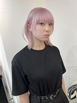 ペレ 梅田(PELE)&nbsp;イメチェン/ピンクベージュ/アンブレラカラー/前髪/梅田