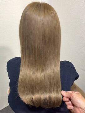 サラジュ 仁川店(SARAJU) 【カラー特化サロン】ブリーチあり×ミルクティーベージュ