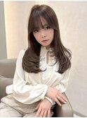 美髪*レイヤー*ベージュ*髪質改善TR*Zina Maison札幌