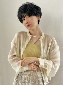 メルト 吉祥寺(melt) ニュアンスパーマショート顔周り前髪パーマ20代吉祥寺