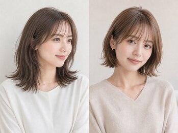 シエル 天神店(CIEL)の写真/【明るい白髪染め】白髪が気になり始めた。でも、まだ暗くしたくない。そんな30代～40代前半の大人女性へ。