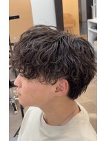 エス 新宿(es.) シャドウパーマ/波巻きツイストスパイラル(新宿/メンズ/men's)