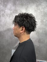 スピン 本八幡(SPIN)&nbsp;MEN’S HAIR/サーフカール/刈り上げセンターパート/本八幡