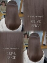 ケー 北千住(K.)&nbsp;春夏＊透明感オリーブベージュ[北千住/髪質改善/カラー]
