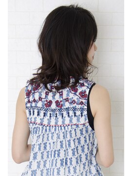 アビーヘアー 西大島店(abie hair) ハネてもok！ダークトーンでも軽さのあるミディアムレイヤー