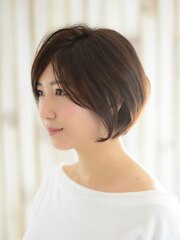 30代40代にオススメ☆小顔ヘアにも対応なリラクシーボブ