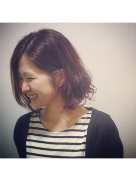 アドナインス(Add9) 縮毛矯正しながらゆるふわカール【伊勢崎市美容室】