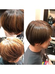 #白髪染めに見えない白髪染め #ダブルカラー #Hommehair2nd櫻井